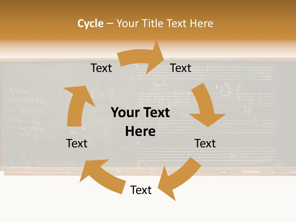 Write Students Class PowerPoint Template