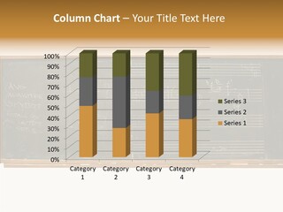 Write Students Class PowerPoint Template