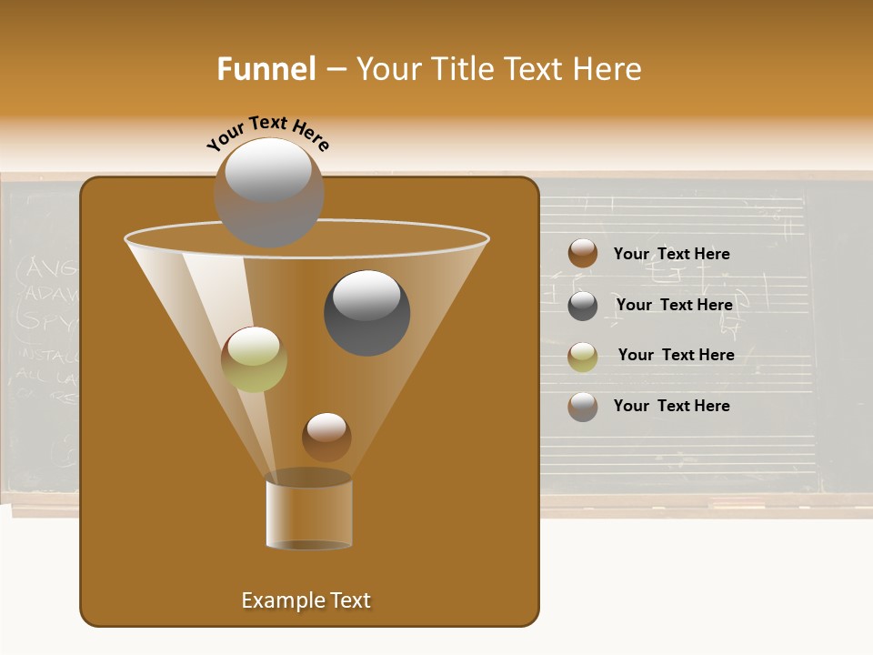 Write Students Class PowerPoint Template