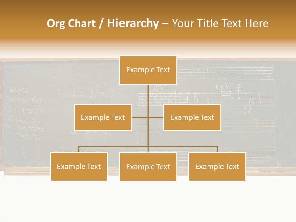Write Students Class PowerPoint Template