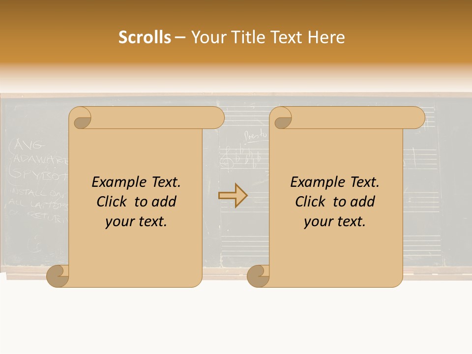 Write Students Class PowerPoint Template