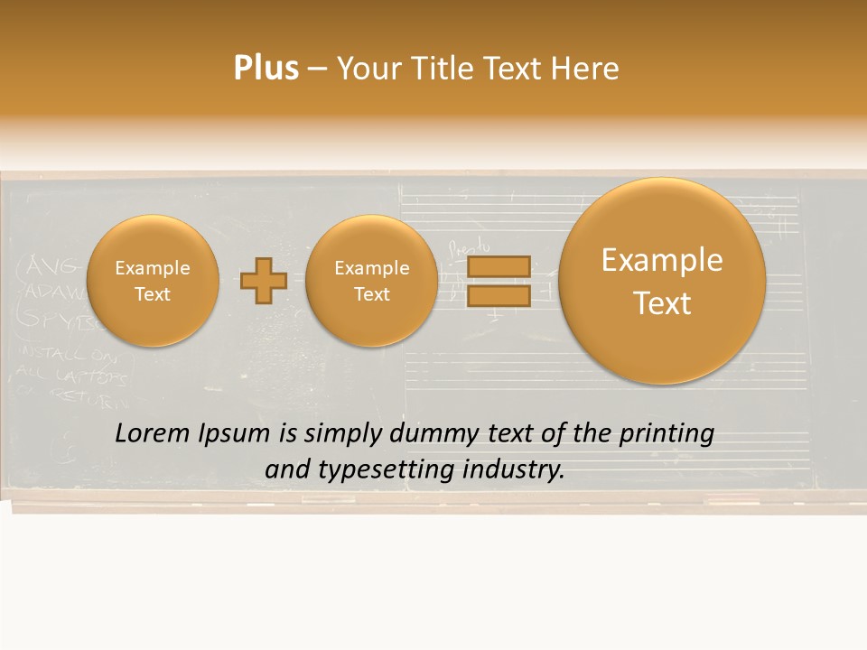 Write Students Class PowerPoint Template