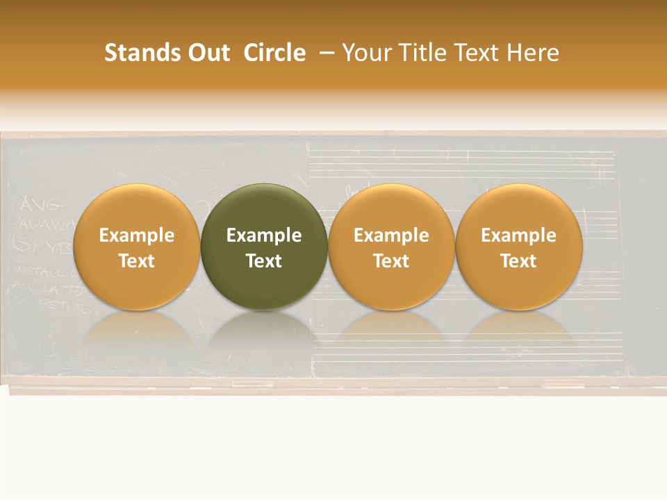 Write Students Class PowerPoint Template