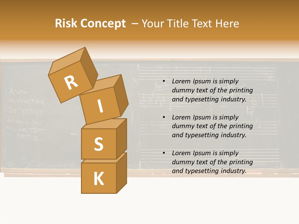 Write Students Class PowerPoint Template