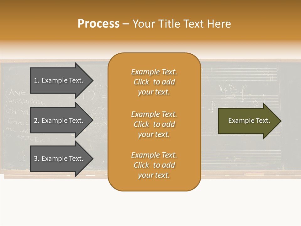 Write Students Class PowerPoint Template