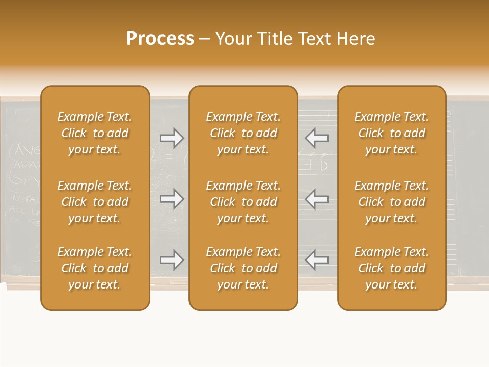 Write Students Class PowerPoint Template