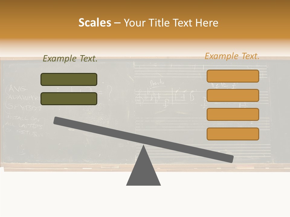 Write Students Class PowerPoint Template