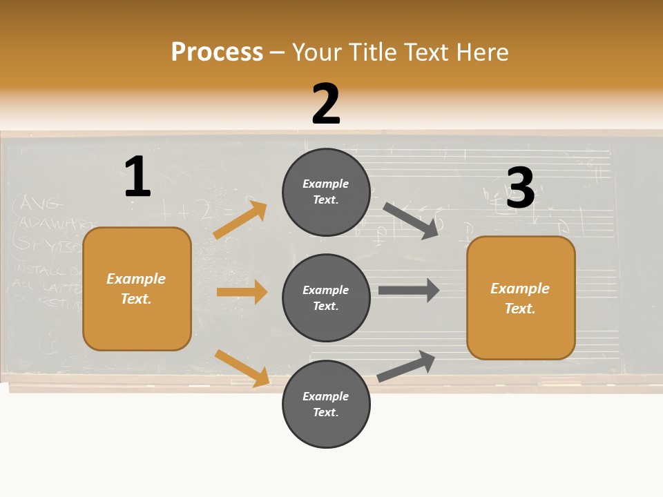 Write Students Class PowerPoint Template