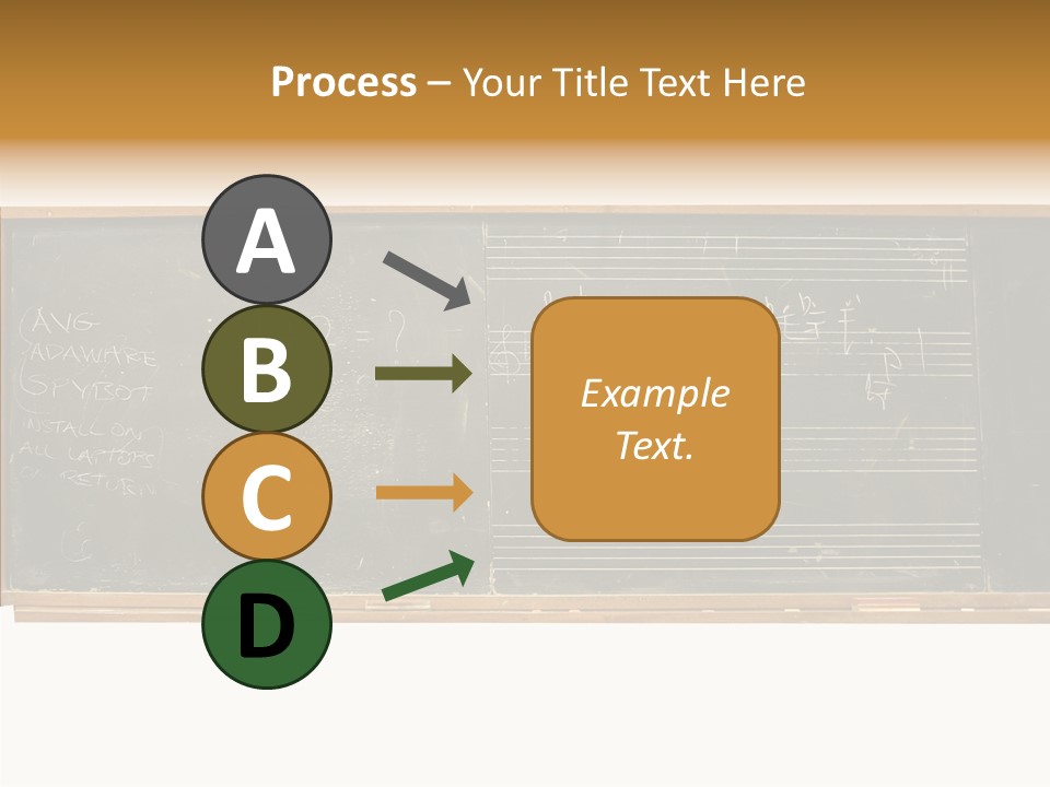Write Students Class PowerPoint Template