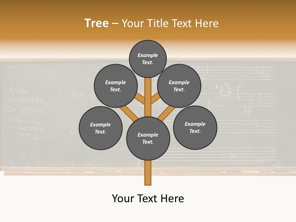 Write Students Class PowerPoint Template