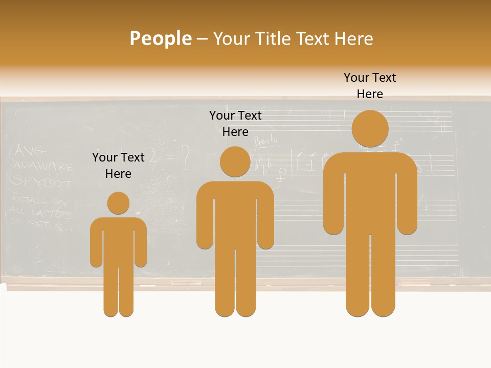 Write Students Class PowerPoint Template