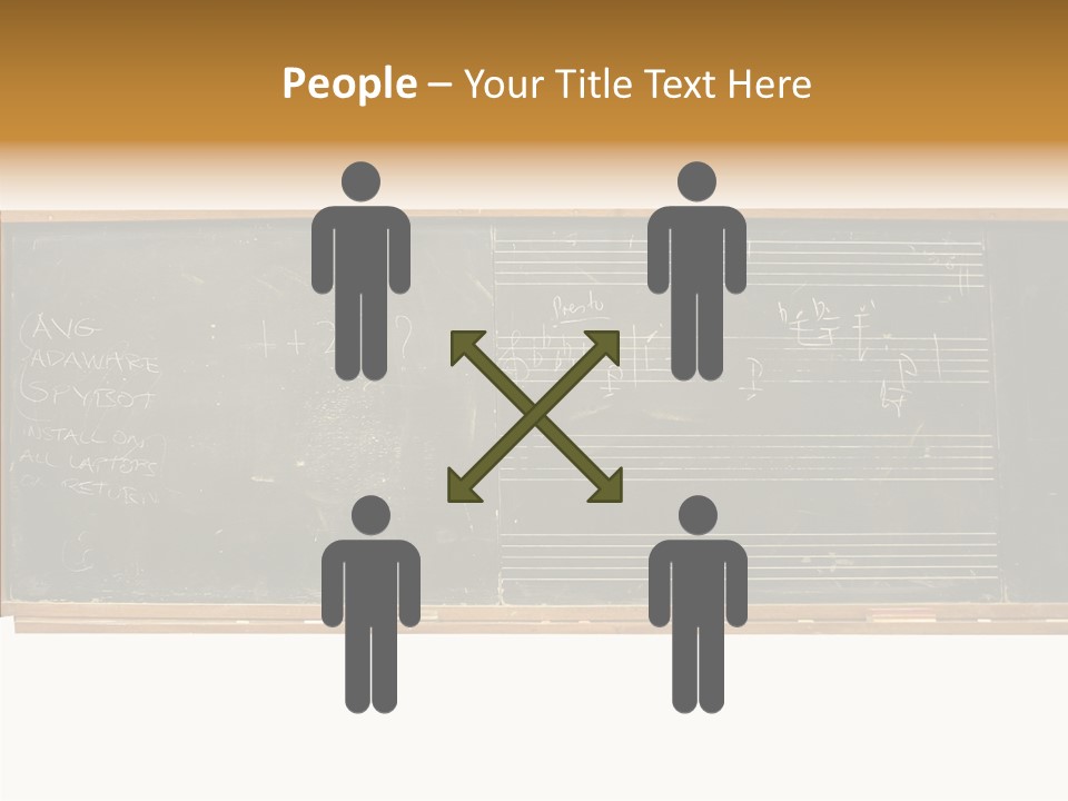 Write Students Class PowerPoint Template