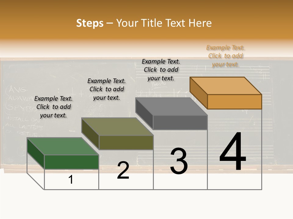 Write Students Class PowerPoint Template