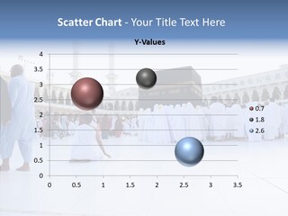 Congregation Copy Space Tawaf PowerPoint Template