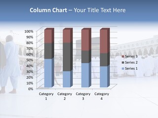 Congregation Copy Space Tawaf PowerPoint Template