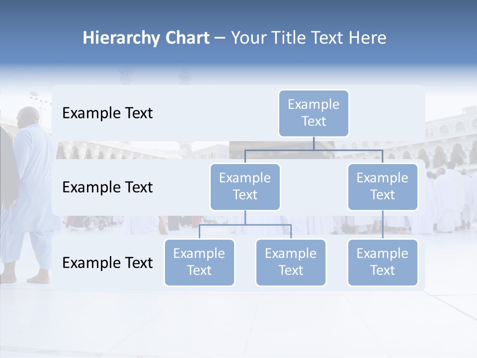Congregation Copy Space Tawaf PowerPoint Template
