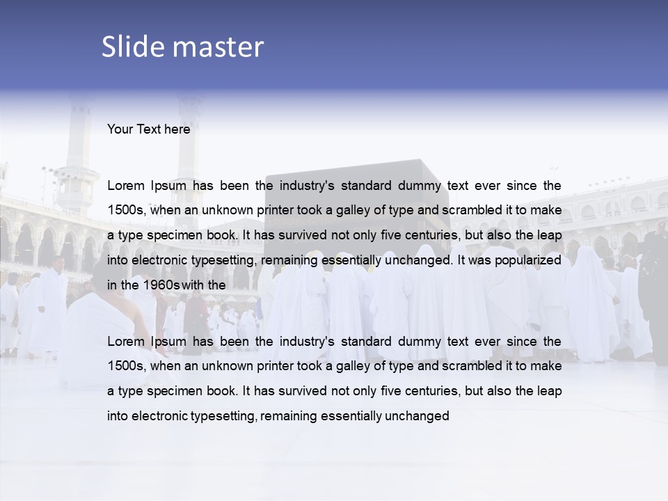 Allah Umra Moslem PowerPoint Template