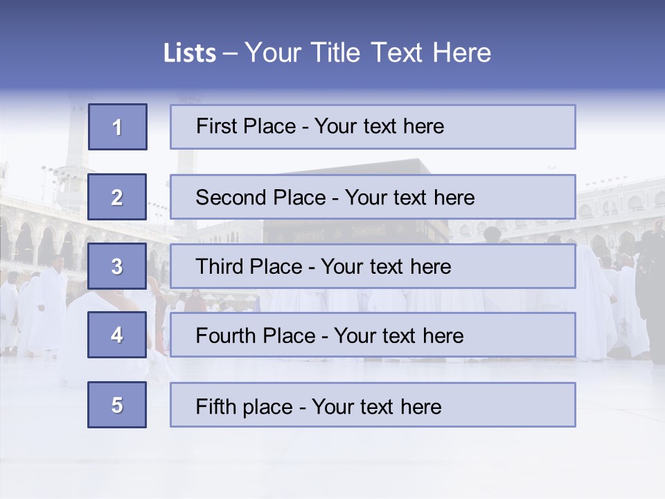 Allah Umra Moslem PowerPoint Template