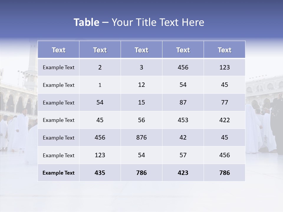 Allah Umra Moslem PowerPoint Template