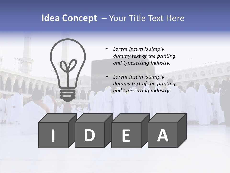 Allah Umra Moslem PowerPoint Template