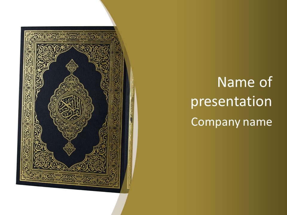 Allah God Read PowerPoint Template