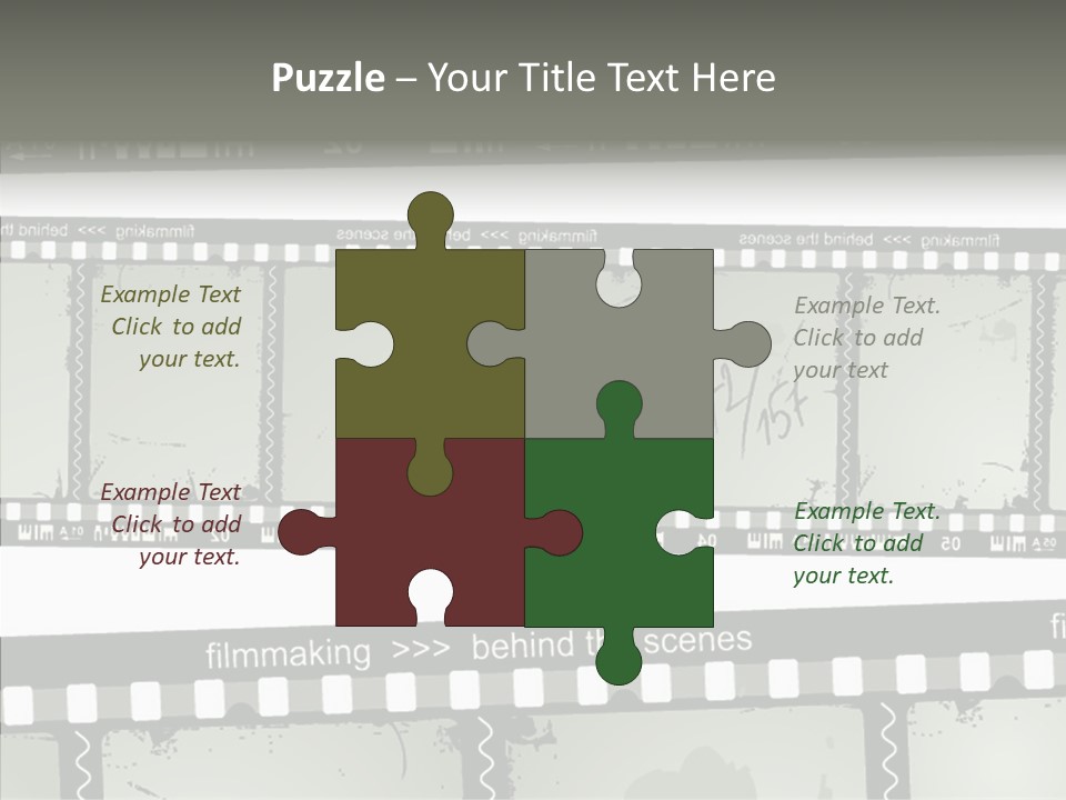 Cinema Dirt Action PowerPoint Template