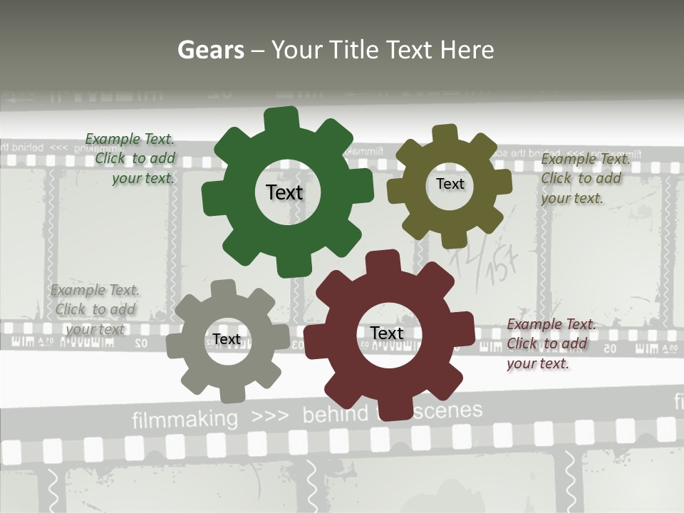 Cinema Dirt Action PowerPoint Template