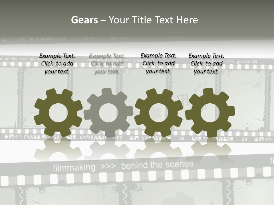 Cinema Dirt Action PowerPoint Template