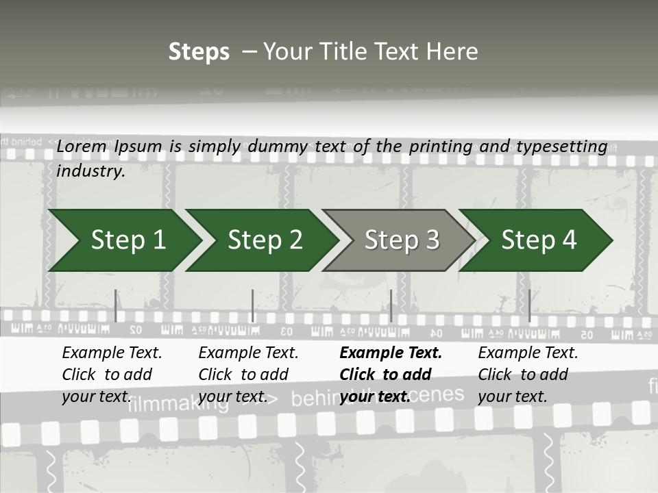 Cinema Dirt Action PowerPoint Template