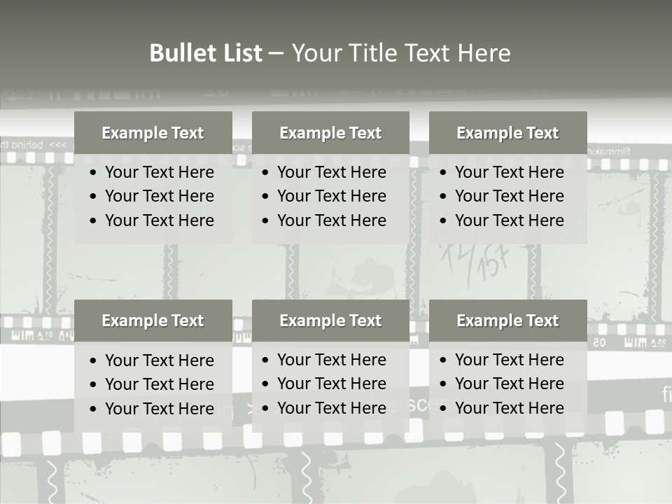 Cinema Dirt Action PowerPoint Template