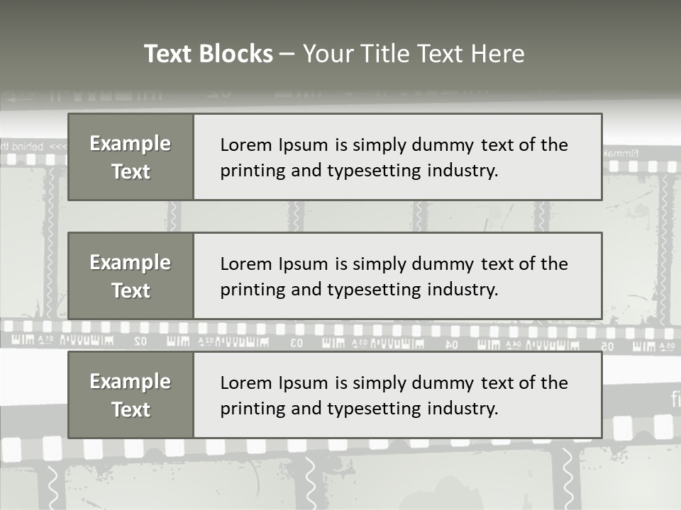 Cinema Dirt Action PowerPoint Template