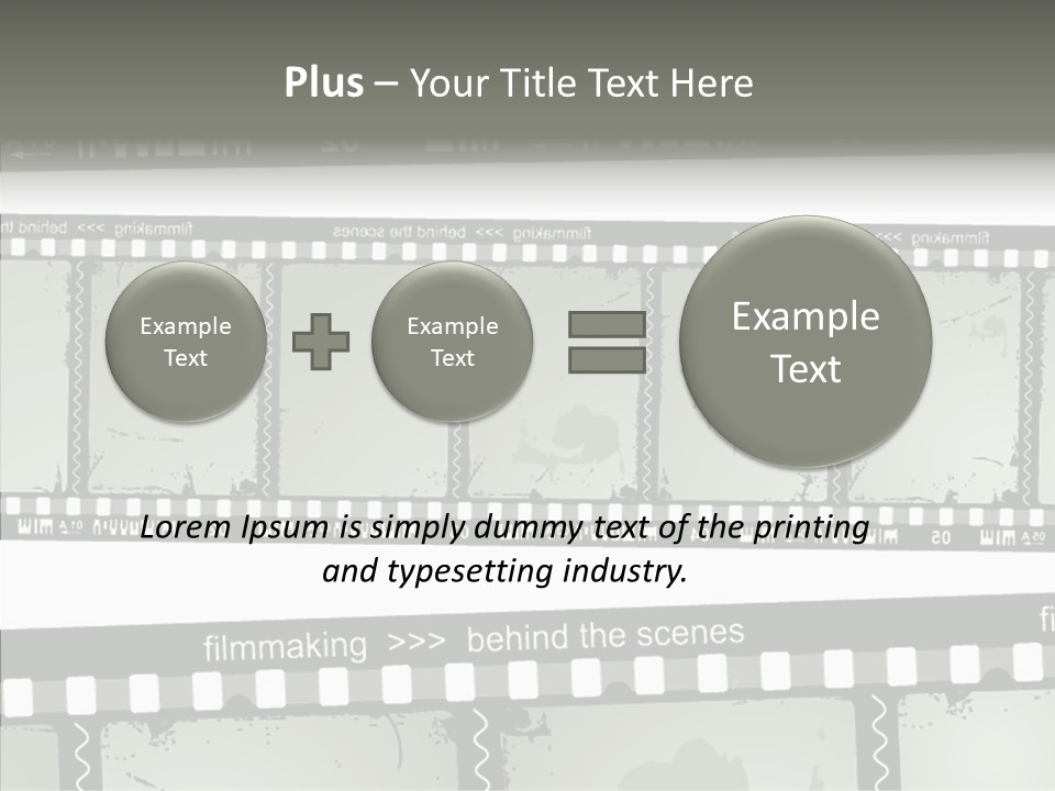 Cinema Dirt Action PowerPoint Template