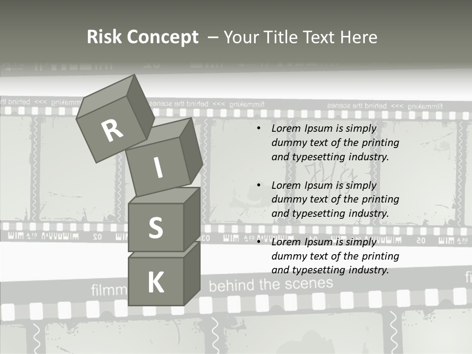 Cinema Dirt Action PowerPoint Template