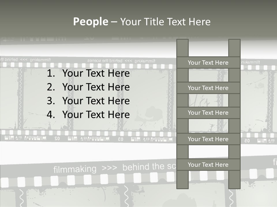 Cinema Dirt Action PowerPoint Template