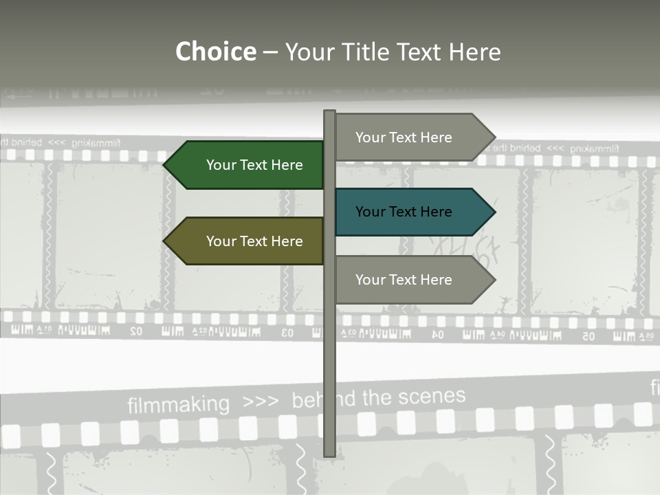 Cinema Dirt Action PowerPoint Template