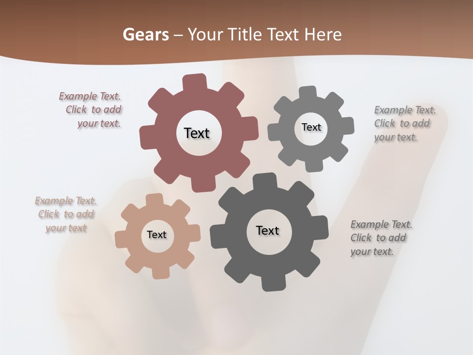 Office Happy Corporation PowerPoint Template