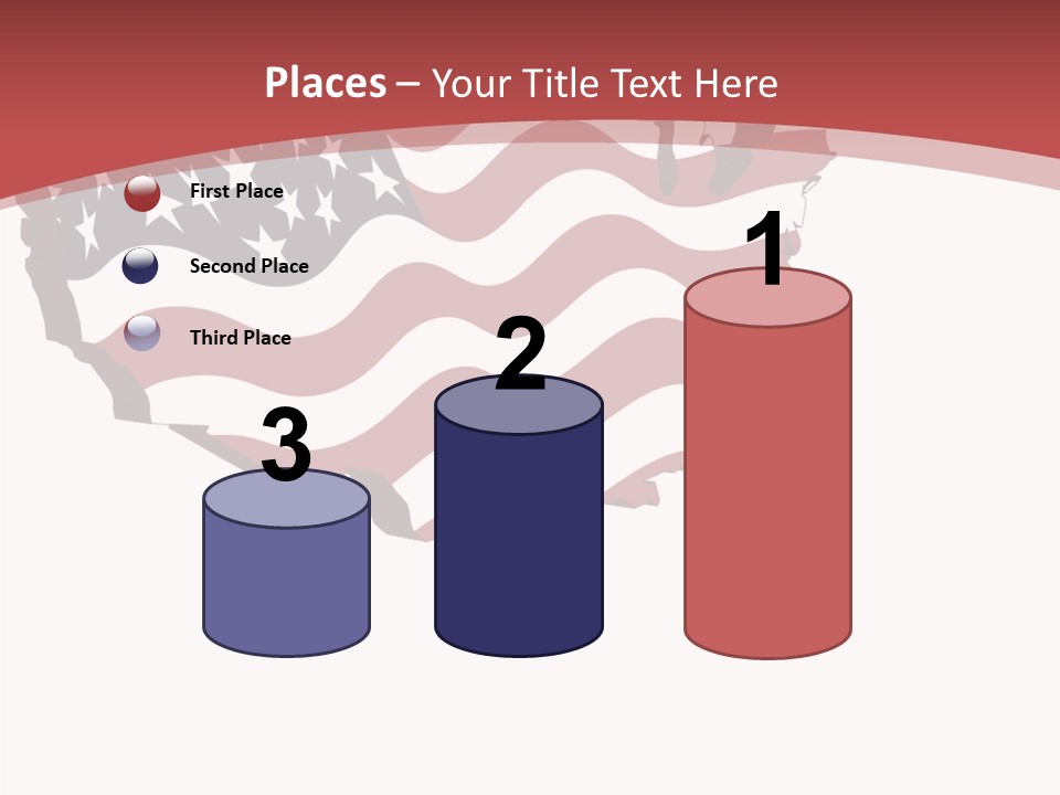 Illustration Graphic Red PowerPoint Template