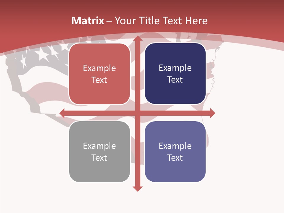 Illustration Graphic Red PowerPoint Template