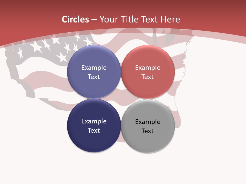 Illustration Graphic Red PowerPoint Template