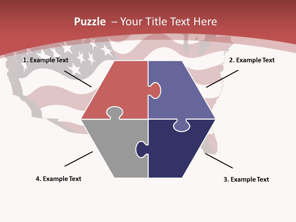 Illustration Graphic Red PowerPoint Template