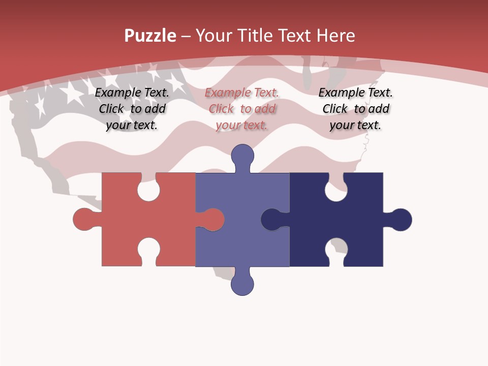 Illustration Graphic Red PowerPoint Template