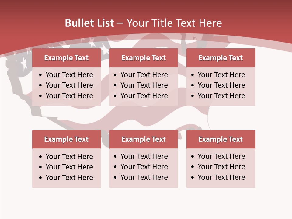 Illustration Graphic Red PowerPoint Template