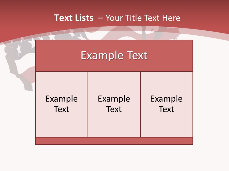 Illustration Graphic Red PowerPoint Template