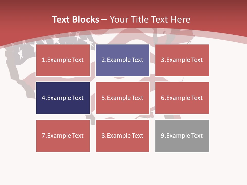 Illustration Graphic Red PowerPoint Template