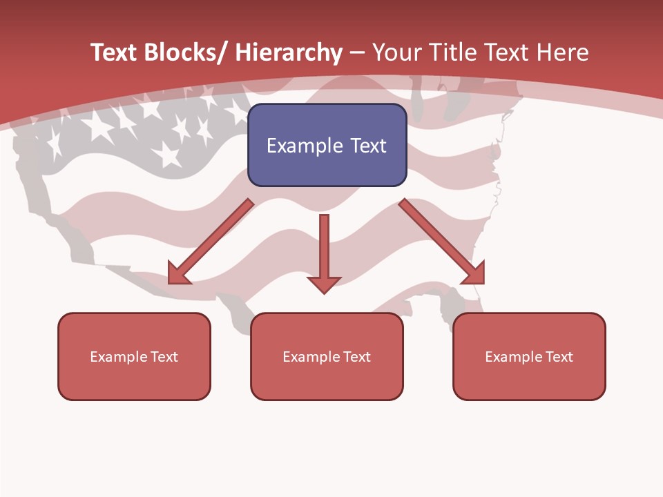 Illustration Graphic Red PowerPoint Template