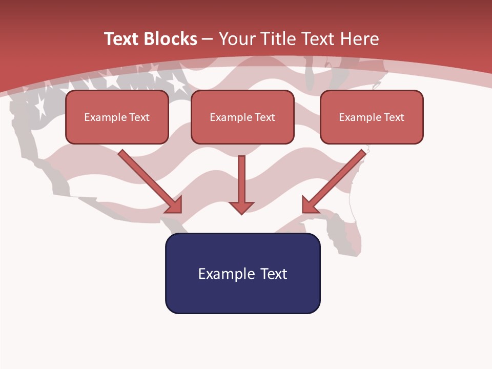Illustration Graphic Red PowerPoint Template