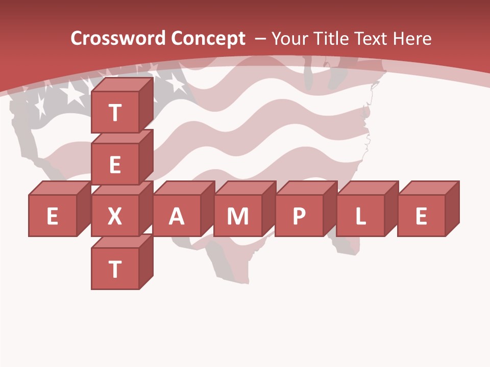 Illustration Graphic Red PowerPoint Template