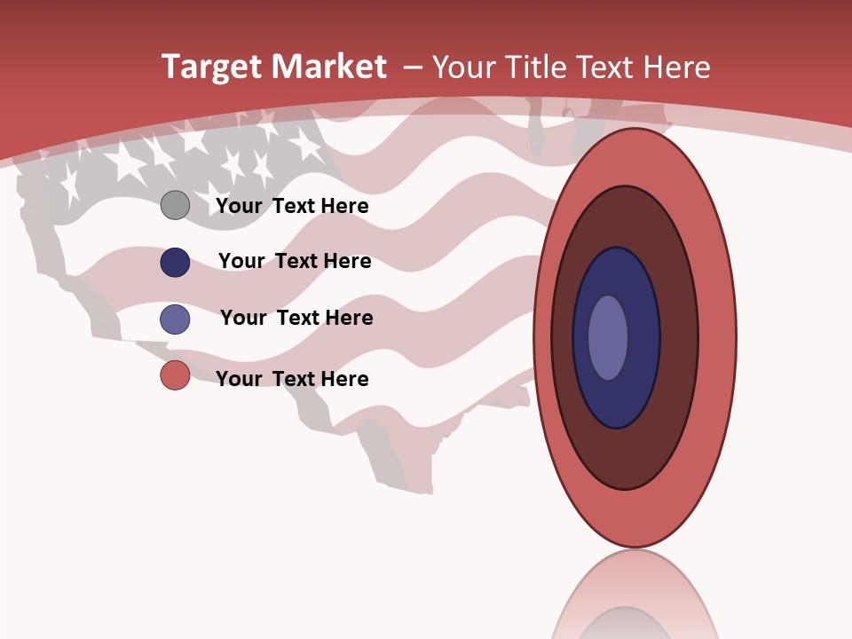 Illustration Graphic Red PowerPoint Template