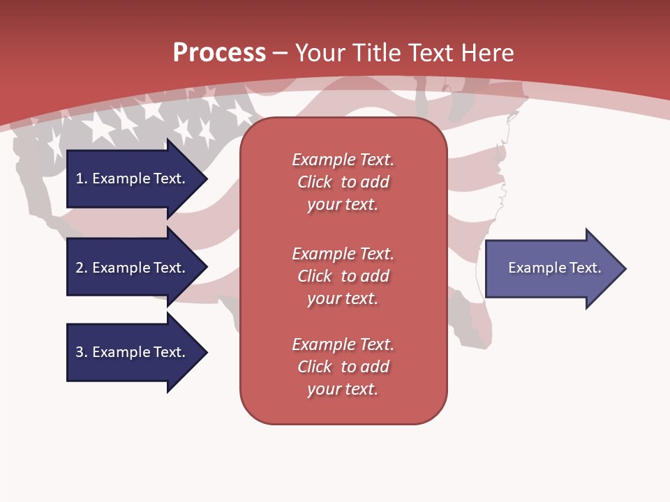 Illustration Graphic Red PowerPoint Template
