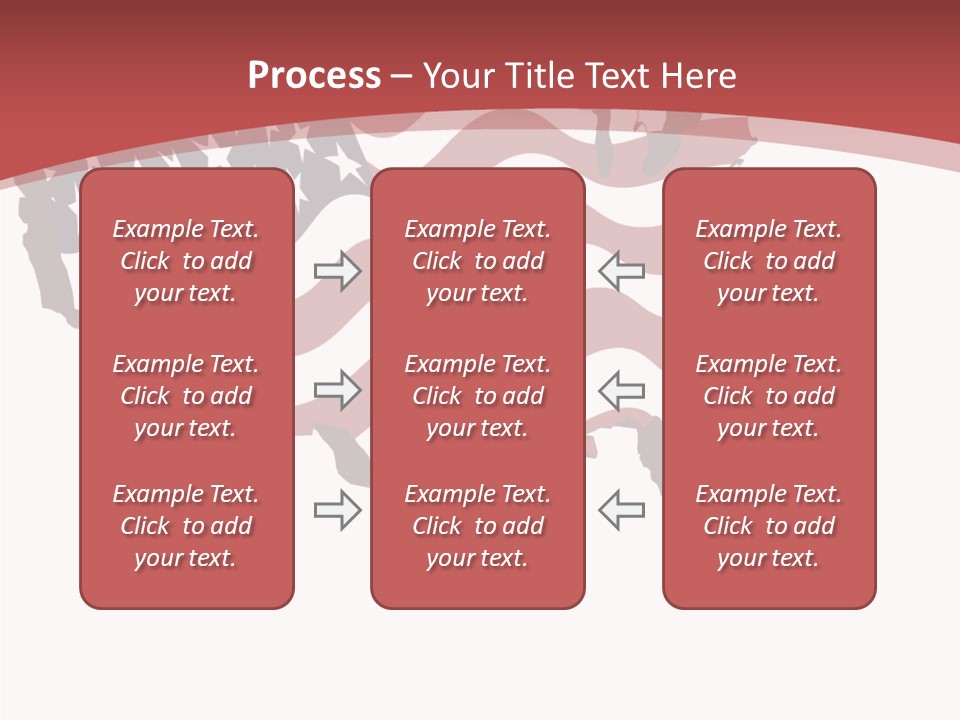 Illustration Graphic Red PowerPoint Template